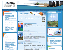 Tablet Screenshot of cdc-oleron.com